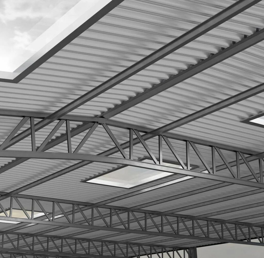 blachy trapezowe - budownictwo inwestycyjne - BP2
